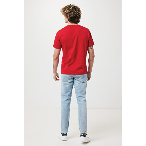 Iqoniq Brett T-Shirt Aus Recycelter Baumwolle, Rot , rot, 30% recycelte und 70% biologische Baumwolle, XL, 75,00cm x 0,50cm x 58,00cm (Länge x Höhe x Breite), Bild 6