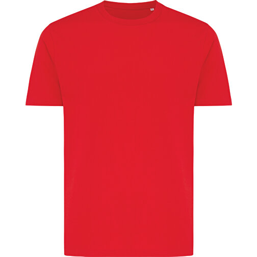 Iqoniq Brett T-Shirt Aus Recycelter Baumwolle, Rot , rot, 30% recycelte und 70% biologische Baumwolle, S, 69,00cm x 0,50cm x 49,00cm (Länge x Höhe x Breite), Bild 1