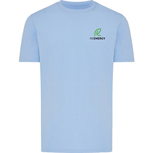 Iqoniq Brett T-Shirt Aus Recycelter Baumwolle, Sky Blue , sky blue, 30% recycelte und 70% biologische Baumwolle, XXL, 77,00cm x 0,50cm x 61,00cm (Länge x Höhe x Breite), Bild 3