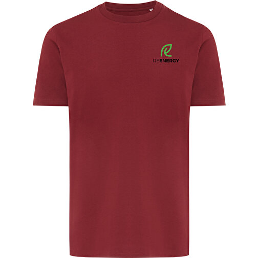 Iqoniq Brett T-Shirt Aus Recycelter Baumwolle, Burgunderrot , burgunderrot, 30% recycelte und 70% biologische Baumwolle, XXXL, 79,00cm x 0,50cm x 64,00cm (Länge x Höhe x Breite), Bild 3