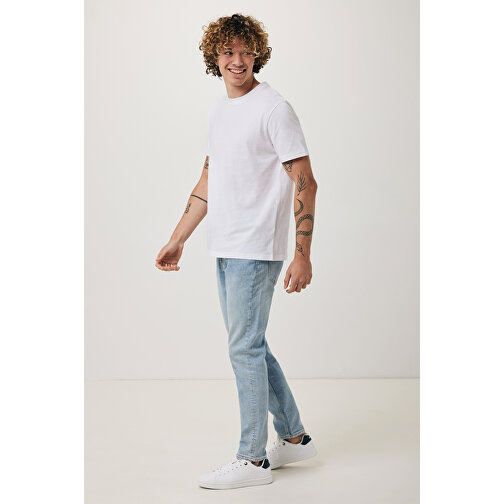 Iqoniq Brett T-Shirt Aus Recycelter Baumwolle , recycled white, 30% recycelte und 70% biologische Baumwolle, S, 69,00cm x 0,50cm x 49,00cm (Länge x Höhe x Breite), Bild 5