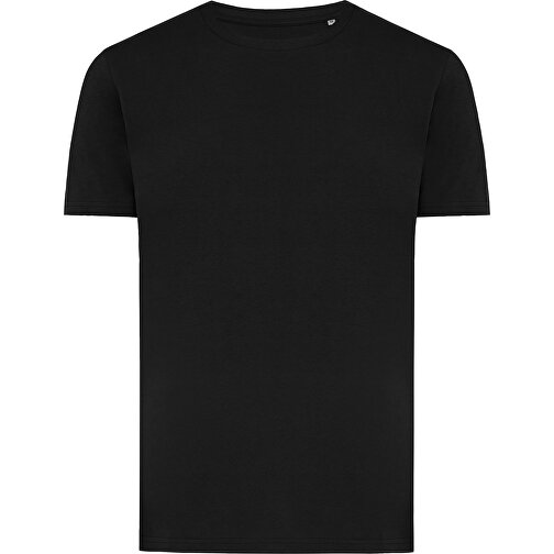 Iqoniq Brett T-Shirt Aus Recycelter Baumwolle, Schwarz , schwarz, 30% recycelte und 70% biologische Baumwolle, XXXL, 79,00cm x 0,50cm x 64,00cm (Länge x Höhe x Breite), Bild 1