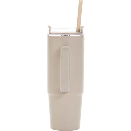 Tana Becher Aus RCS Recyceltem Kunststoff Mit Griff 900ml, Beige , beige, Polypropylen - recycelt,AS, 24,10cm x 13,00cm (Höhe x Breite), Bild 3