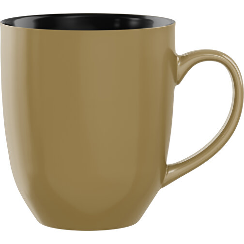 Bella Aussen Farbig 330ml , gold / schwarz, New Bone China Porzellan, 9,40cm x 12,00cm (Höhe x Breite), Bild 1