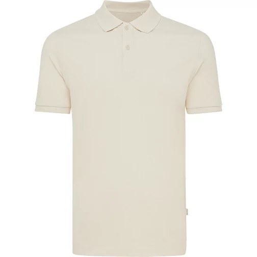 Polo piqué Iqoniq Yosemite en coton recyclé, natural raw, Image 1