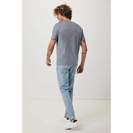 Iqoniq Brett T-Shirt Aus Recycelter Baumwolle, Light Heather Blue , light heather blue, 30% recycelte und 70% biologische Baumwolle, XXXL, 79,00cm x 0,50cm x 64,00cm (Länge x Höhe x Breite), Bild 6