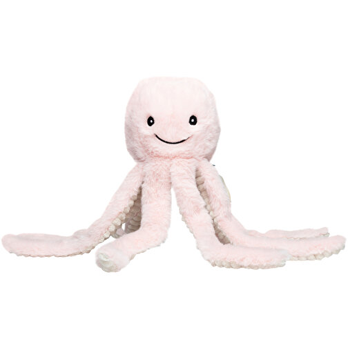 RecycelOktopus , pastellrosa, recyceltes Polyester, recycelte Polyesterfasern, 10,50cm x 35,00cm x 12,50cm (Länge x Höhe x Breite), Bild 1