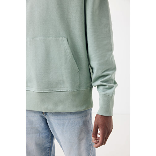 Iqoniq Yoho Relax-Hoodie Aus Recycelter Baumwolle, Iceberg Green , Iceberg green, 50% recycelte und 50% biologische Baumwolle, XS, 66,00cm x 1,00cm x 53,00cm (Länge x Höhe x Breite), Bild 8