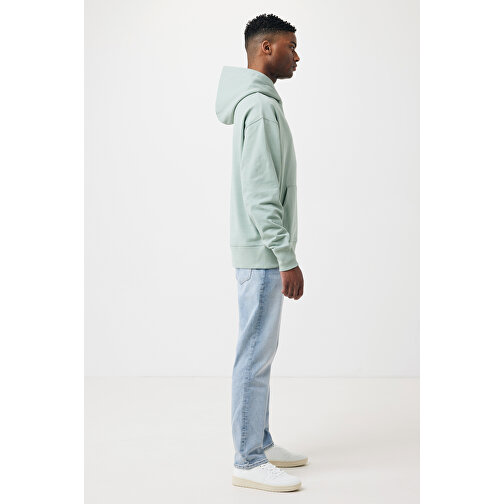 Iqoniq Yoho Relax-Hoodie Aus Recycelter Baumwolle, Iceberg Green , Iceberg green, 50% recycelte und 50% biologische Baumwolle, XL, 74,00cm x 1,00cm x 65,00cm (Länge x Höhe x Breite), Bild 6