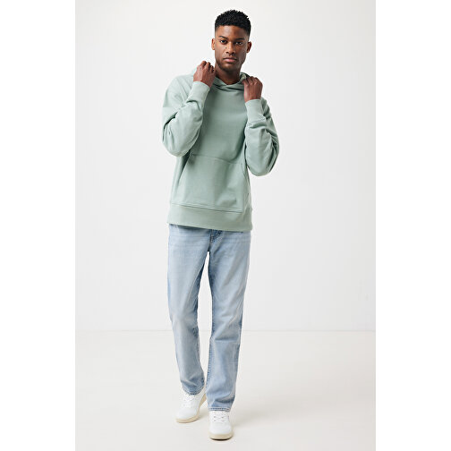 Iqoniq Yoho Hoodie Relax en coton recyclé, Iceberg green, Image 4