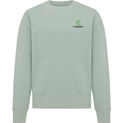 Iqoniq Kruger Relax-Rundhals-Sweater Aus Recycelt. Baumwolle, Iceberg Green , Iceberg green, 50% recycelte und 50% biologische Baumwolle, S, 69,00cm x 1,00cm x 58,00cm (Länge x Höhe x Breite), Bild 3