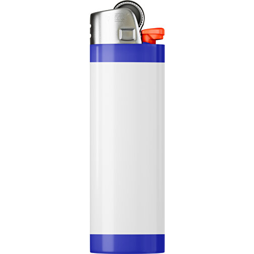 BIC® J26 Digital Wrap Feuerzeug , BiC, weiss / blau, Delrin®, Stahl, 2,50cm x 1,50cm x 8,20cm (Länge x Höhe x Breite), Bild 1