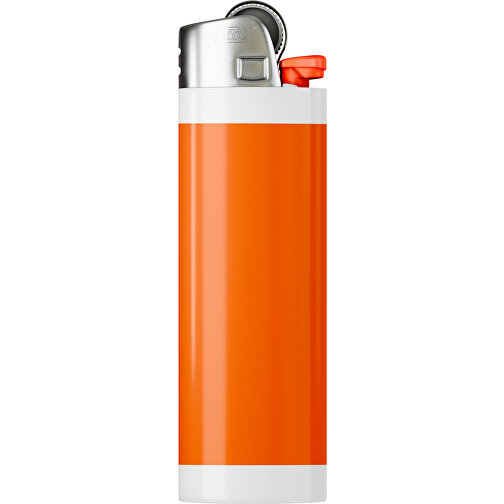 BIC® J26 Digital Wrap Feuerzeug , BiC, orange / weiß, Delrin®, Stahl, 2,50cm x 1,50cm x 8,20cm (Länge x Höhe x Breite), Bild 1