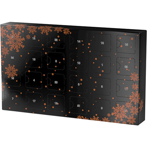 Wachsender Adventskalender , schwarz / braun, Papier, Saatgut, 33,50cm x 19,90cm x 4,50cm (Länge x Höhe x Breite), Bild 1