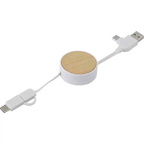 Câble de charge extensible en ABS Jared, Image 1