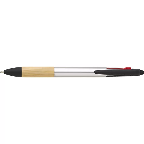 Stylo à bille ABS Malachi avec 3 couleurs d\'encre, Image 1