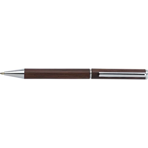Stylo à bille en bois noir Raquelle, Image 1
