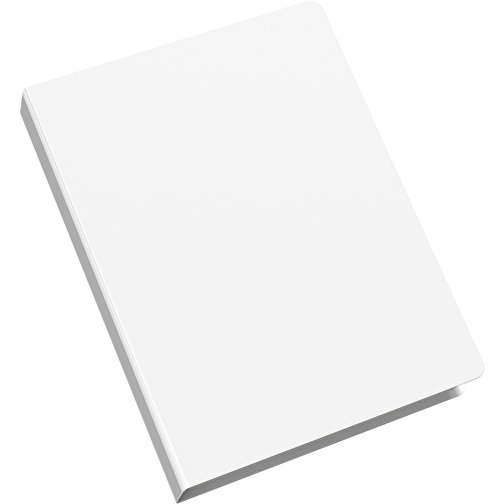 Softcover Haftnotiz-Set Mina , weiss / hellgrau, Papier, 10,50cm x 0,60cm x 7,50cm (Länge x Höhe x Breite), Bild 2