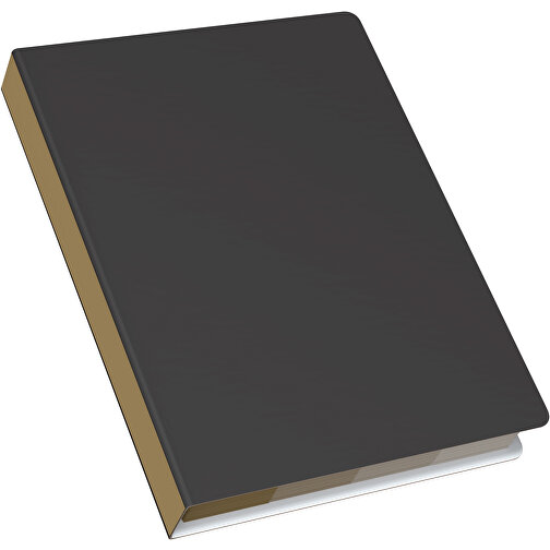 Softcover Haftnotiz-Set Stacey , schwarz / gold, Papier, 10,60cm x 1,00cm x 7,60cm (Länge x Höhe x Breite), Bild 2