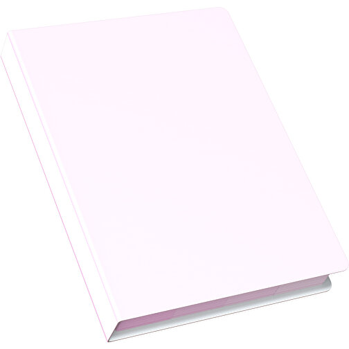 Softcover Haftnotiz-Set Stacey , zartrosa / weiß, Papier, 10,60cm x 1,00cm x 7,60cm (Länge x Höhe x Breite), Bild 2