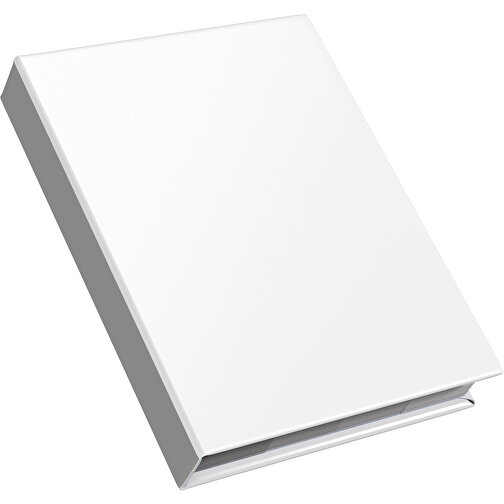 Hardcover Haftnotiz-Set Ana , weiss / grau, Papier, 10,50cm x 1,50cm x 7,50cm (Länge x Höhe x Breite), Bild 2