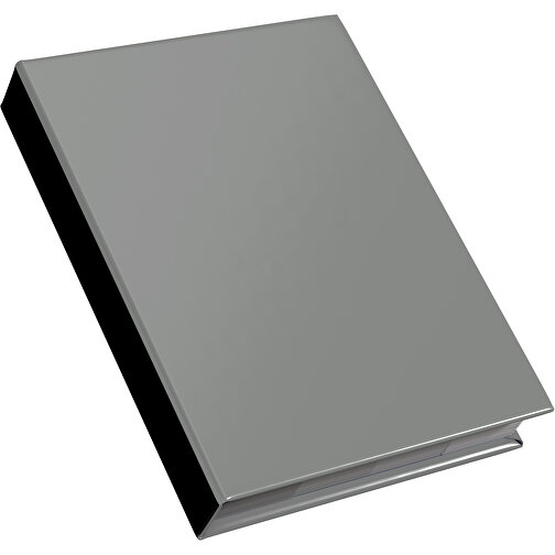 Hardcover Haftnotiz-Set Ana , grau / schwarz, Papier, 10,50cm x 1,50cm x 7,50cm (Länge x Höhe x Breite), Bild 2