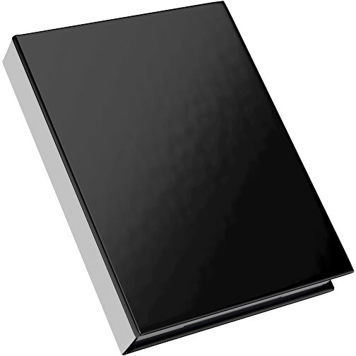 Hardcover Haftnotiz-Set Steffen , schwarz / weiss, Papier, 10,50cm x 1,80cm x 7,50cm (Länge x Höhe x Breite), Bild 2