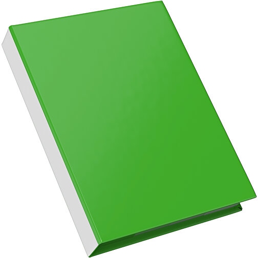 Hardcover Haftnotiz-Set Steffen , grasgrün / weiss, Papier, 10,50cm x 1,80cm x 7,50cm (Länge x Höhe x Breite), Bild 2