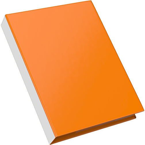 Hardcover Haftnotiz-Set Steffen , gelborange / weiss, Papier, 10,50cm x 1,80cm x 7,50cm (Länge x Höhe x Breite), Bild 2