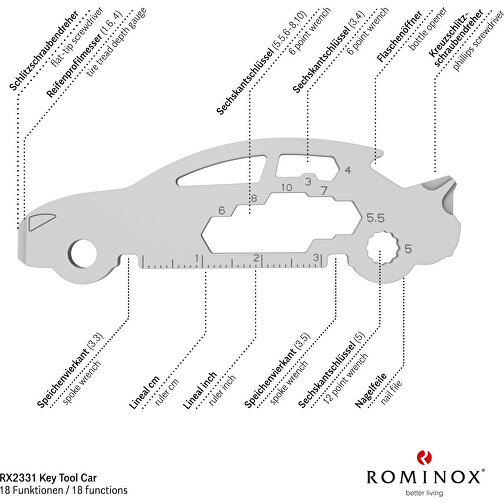 ROMINOX® Strumento chiave per auto / auto (18 funzioni) Super Dad, Immagine 7