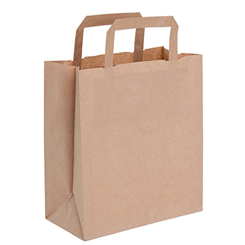 Bolsas kraft Papel Eko, asas planas, Imagen 1