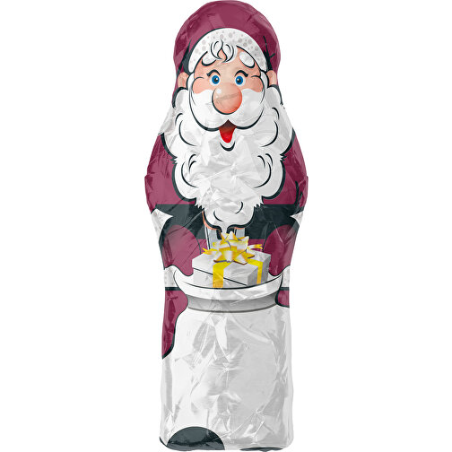 MyBrand Santa Maxi , kirschrot /weiss, Alufolie, 13,00cm x 3,00cm x 5,00cm (Länge x Höhe x Breite), Bild 1