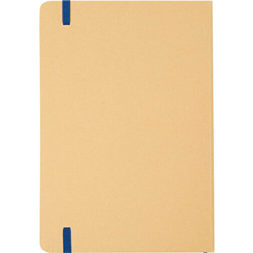 Nelida A5 Hardcover Notizbuch Aus Recyceltem Karton , ozeanblau, FSC certified paper, 21,00cm x 14,50cm (Länge x Breite), Bild 4