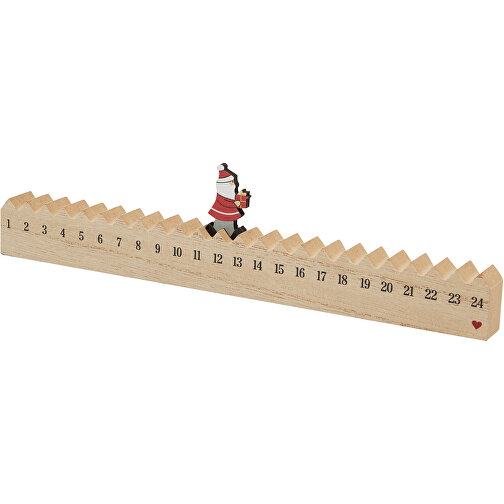 Calendario in legno WALKING SANTA, Immagine 1