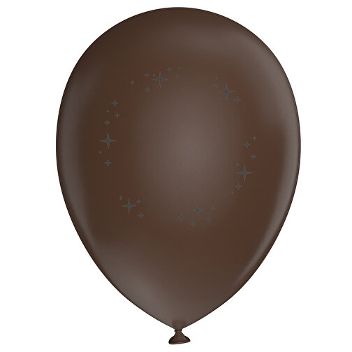 Standardluftballon In Kleinstmengen , kakaobraun / schwarz, Naturkautschuk, , Bild 1