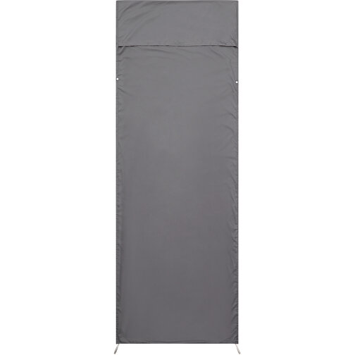 Reiseschlafsack VACATION VIBES , grau, schwarz, Polyester, 22,00cm (Länge), Bild 4