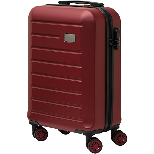 Trolley-Bordcase LUCCA , rot, ABS, 35,50cm x 56,00cm x 20,50cm (Länge x Höhe x Breite), Bild 1