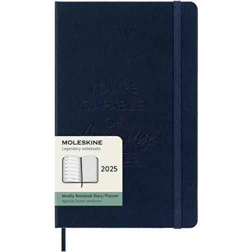 Moleskine L hard cover 12 måneders ugekalender, Billede 2