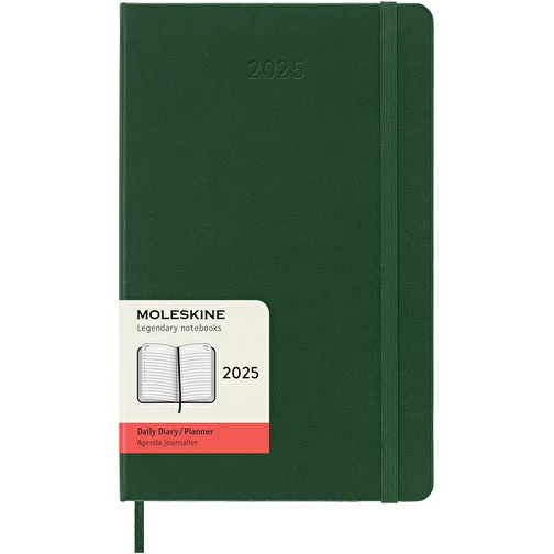 Moleskine L hard cover 12 måneders dagskalender, Billede 1