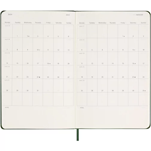 Moleskine L hard cover 12 måneders dagskalender, Billede 7