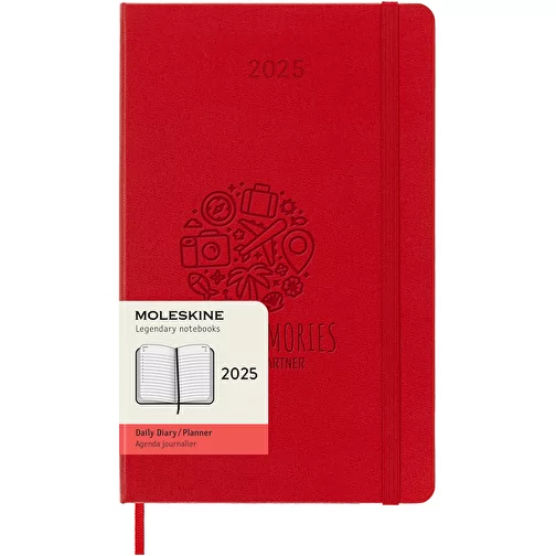 Moleskine L hard cover 12 måneders dagskalender, Billede 2