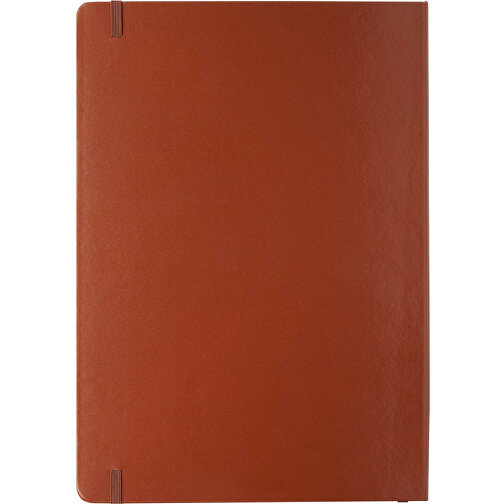 Executive A4 Hard Cover Notizbuch , braun, FSC certified paper, Lederimitat Papier, 29,80cm x 1,50cm x 20,90cm (Länge x Höhe x Breite), Bild 5