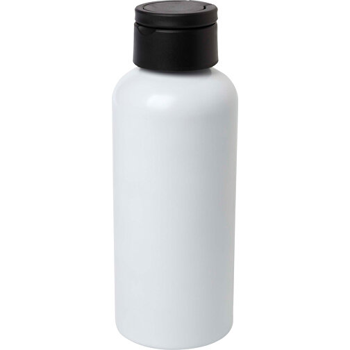 Trinity 600 Ml RCS-zertifizierte Wasserflasche Aus Recyceltem Aluminium Mit RPET-Deckel , weiss, Recycled Aluminium, Recycelter PP Kunststoff, 7,30cm x 19,30cm x 7,30cm (Länge x Höhe x Breite), Bild 7