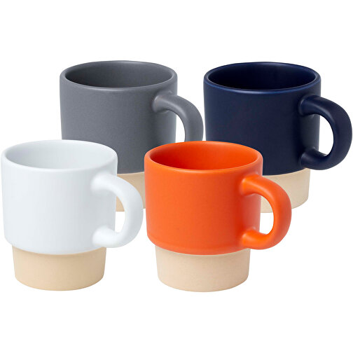 Olympia 130 Ml Stapelbarer Expresso Becher Mit Tonboden , orange, Keramik, 7,10cm x 5,00cm (Höhe x Breite), Bild 5