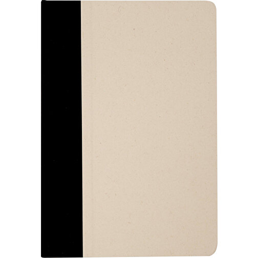 Liliana A5 Hardcover Zuckerrohr Notizbuch , schwarz, Fruit paper, 21,00cm x 14,50cm (Länge x Breite), Bild 3