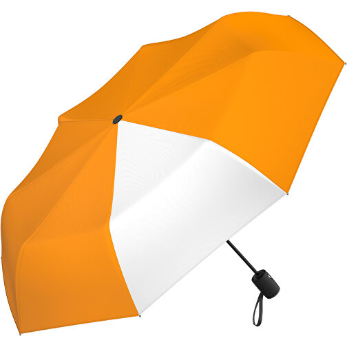 Regenschirm AOC Hamburg , kürbisorange / weiß, 100% Polyester Pongee, 30,00cm (Länge), Bild 1