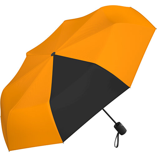 Regenschirm AOC Hamburg , kürbisorange / schwarz, 100% Polyester Pongee, 30,00cm (Länge), Bild 1