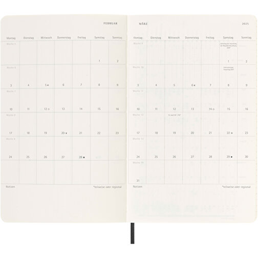 Moleskine Softcover 12 måneders ukekalender L - Tysk, Bilde 7