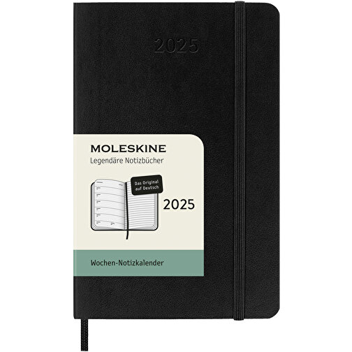 Moleskine Softcover 12 måneders ukekalender, lommeformat - tysk, Bilde 1