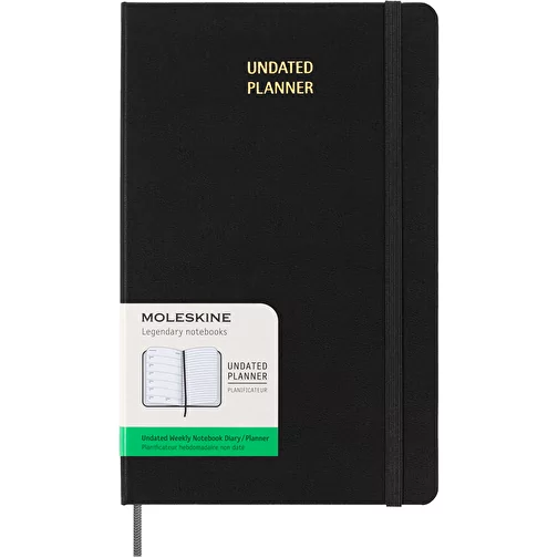 Moleskine hardcover L ugekalender uden dateringer, Billede 1